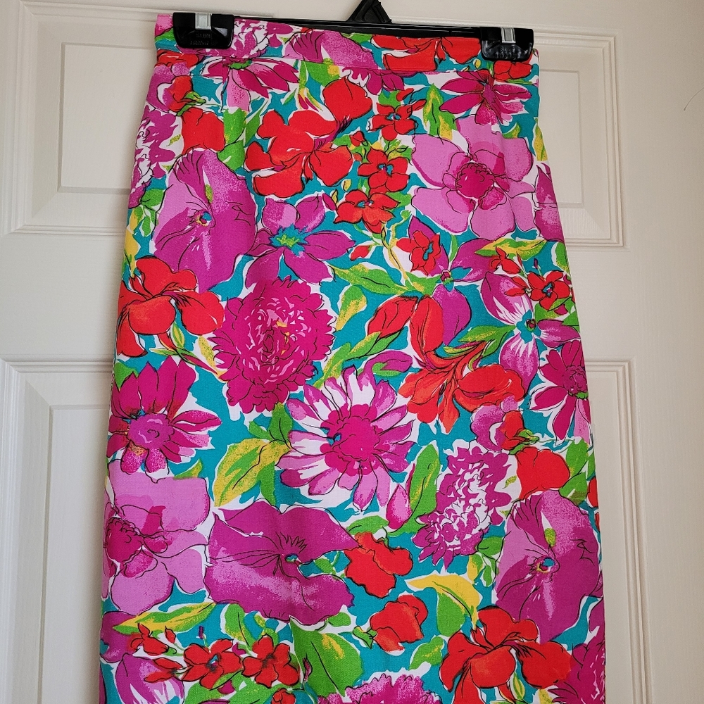 Vintage Short Floral Skirt